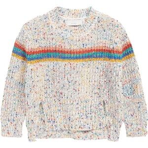 Stella McCartney Kids Speckled Rainbow Knit Sweater